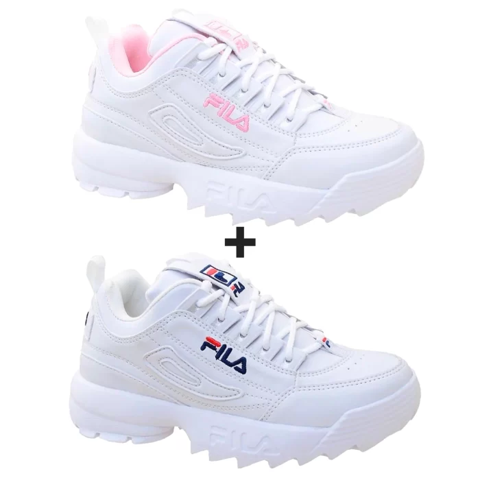 Kit 2 Tênis Fila Disruptor