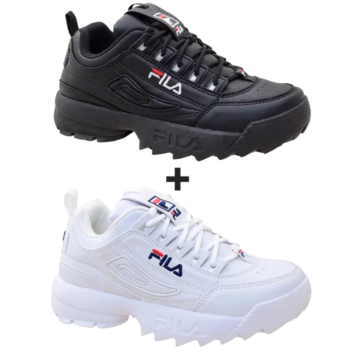 Kit 2 Tênis Fila Disruptor