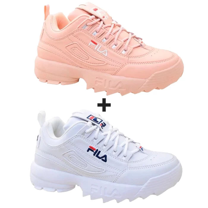 Kit 2 Tênis Fila Disruptor