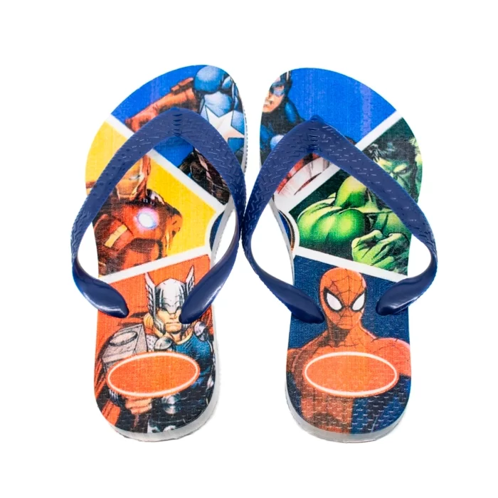 Kit Menino Tênis Infantil Max AIR + Chinelo Infantil Heróis