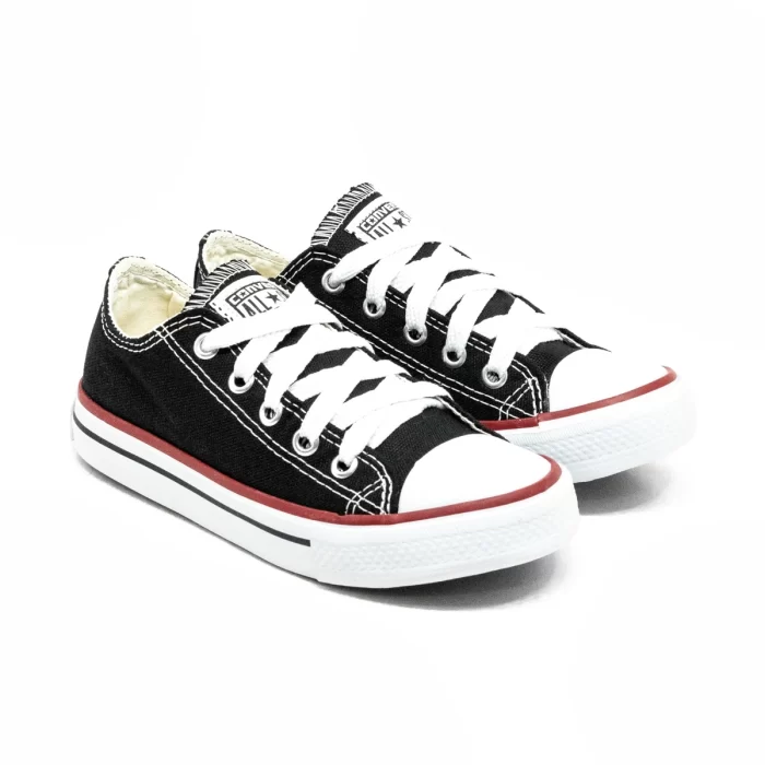 Kit Menina Tênis Infantil All Star + Chinelo Infantil Personagens