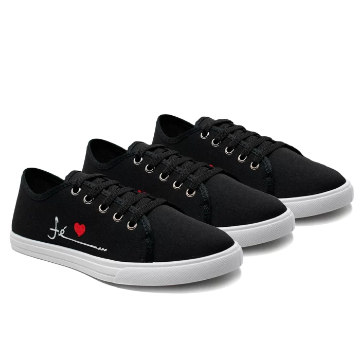Kit 3 Tênis Feminino Casual FÉ