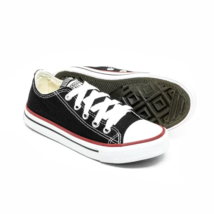 Kit Menina Tênis Infantil All Star + Chinelo Infantil Personagens