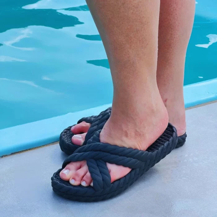 Chinelo Feminino Trançado Nuvem