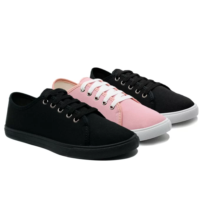 Kit 3 Tênis Feminino Casual Classic